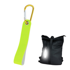 3M Reflexný prívesok s karabínou - žltá